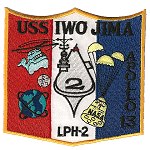 Apollo 13 recovery patch replica